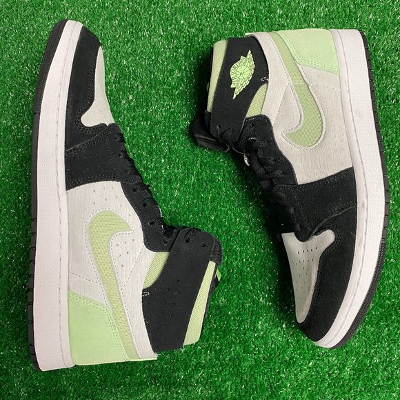 Nike Air Jordan 1 Zoom CMFT 2 Hi Mens Shoes White Green DV1307-103 VNDS Size 10 - Picture 2 of 10